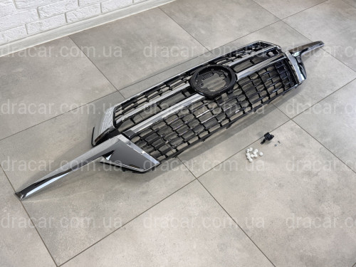 Решетка радиатора дизайн 2021 для Toyota Land Cruiser 200 2015-2021 артикул 7462