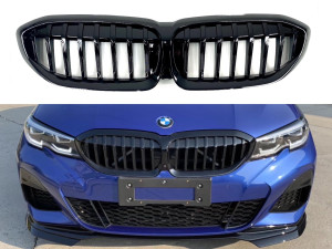Решетка радиатора ноздри BMW 3 G20  G21 M Performance 2019-2022