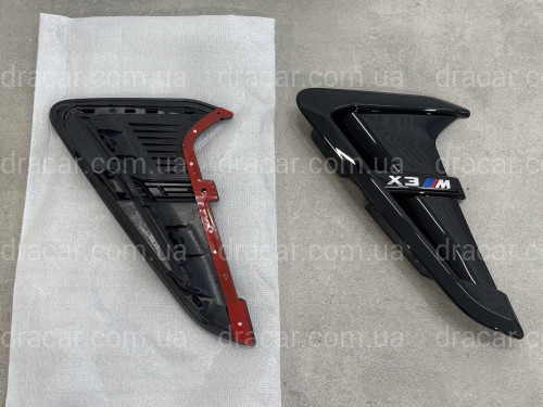 Жабры на крылья X3M BMW X3 G01 2018-2024 2шт. артикул 8935