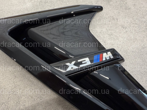 Жабры на крылья X3M BMW X3 G01 2018-2024 2шт. артикул 8935