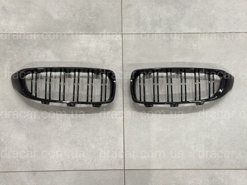 Решетка радиатора ноздри M4 стиль BMW 4 series F32 F33 F36 2013-2020 артикул 8932