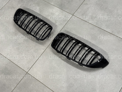 Решетка радиатора ноздри M4 стиль BMW 4 series F32 F33 F36 2013-2020 артикул 8932