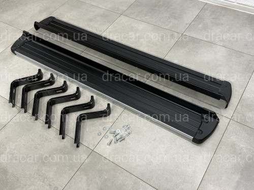 Пороги боковые OEM подножки Mitsubishi L200 2015- артикул 7749