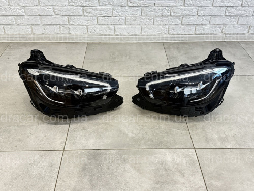 Фары Full LED Mercedes E-Class W213 рестайлинг 2020-2023 комплектные с блоками 2шт. артикул 8856