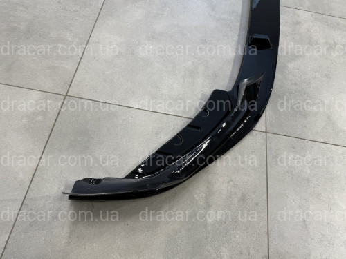 Накладка переднего бампера M Performance BMW 5 series G30 G31 LCI 2020-2023 , черный глянец артикул 8946
