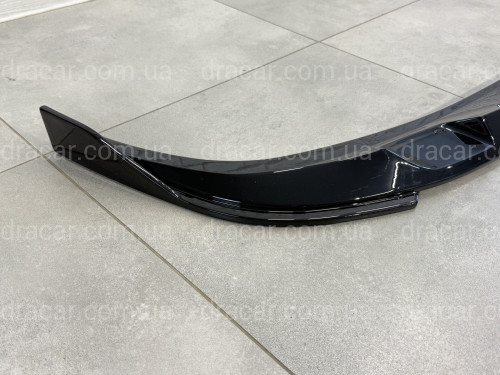 Накладка переднего бампера M-Performance BMW 3 series G20 G21 LCI 2022+ ABS пластик, цвет черный глянец артикул 8948