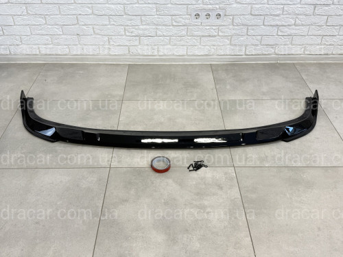 Накладка переднего бампера M-Performance BMW 3 series G20 G21 LCI 2022+ ABS пластик, цвет черный глянец артикул 8948