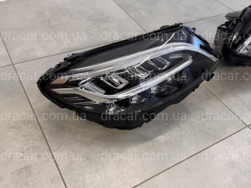 Фары Full LED рестайлинг 2019+ для Mercedes C-Class W205 2013-2021 комплектные с блоками 2шт. артикул 8854