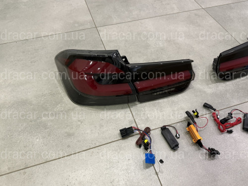 Задние фонари G30 Style для BMW 3 series F30 2012-2018 артикул 8864