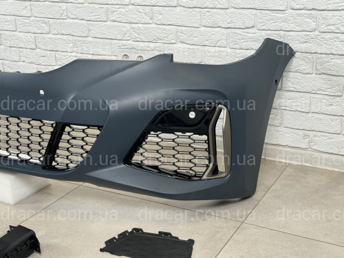 Передний бампер в сборе с ноздрями M 340i BMW 3 series G20 G21 2019-2022 артикул 8949