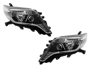 LED фары Toyota Land Cruiser Prado 150 рестайлинг 2013-2017 