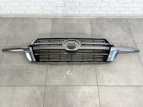 Решетка радиатора дизайн 2019 для Toyota Land Cruiser 200 2015-2021 артикул 7360