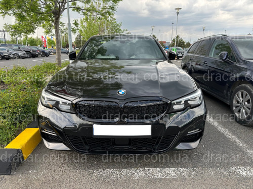 Решетка радиатора Diamond black BMW 3 Series G20 G21 2019-2022 черный глянец артикул 8216