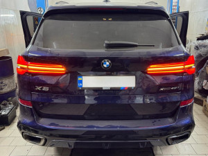 Фонари стопы LCI 2023+ рестайлинг для BMW X5 G05 2018-2022 4шт С НАДПИСЬЮ BMW