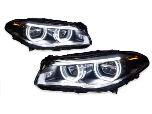 LED фары рестайлинг для BMW F10 F11 2013-2016 взамен ксенона