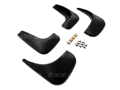 Брызговики Volkswagen Touran / Caddy 2003-2015, Дизайн 2 комплект 4шт артикул 8970