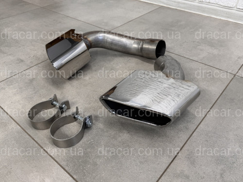 Насадки на выхлопные трубы CHROME M Paket BMW X5 F15 2014-2018  артикул 8969