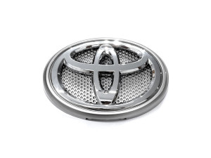 Эмблема с подиумом Toyota Land Cruiser Prado 150 2013-2017, цвет серый