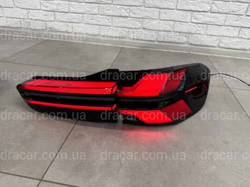 Фонари стопы LCI 2023+ рестайлинг для BMW X5 G05 2018-2022 4шт С НАДПИСЬЮ BMW артикул 8675