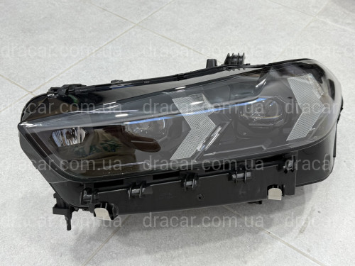 Фары Full LED Shadow line LCI 2023+ взамен дорестайлинговых BMW X5 G05 X6 G06 2018-2022 2шт. с заменой бампера на 2023+ артикул 8998