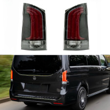 Задние LED фонари рестайлинг 2023+ для Mercedes W447 Vito / V-class / Metris 2014- , комплект 2шт.
