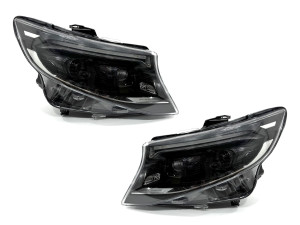 FULL LED фары рестайлинг 2023+ для Mercedes W447 Vito / V-class / Metris 2014-, комплект 2шт.