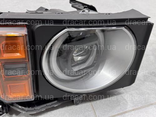 Фары ROUND LED Toyota Land Cruiser Prado 250 2024-, комплектные с блоками 2 шт. для замены простых фар в круглые артикул 9007