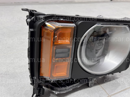 Фары ROUND LED Toyota Land Cruiser Prado 250 2024-, комплектные с блоками 2 шт. для замены простых фар в круглые артикул 9007
