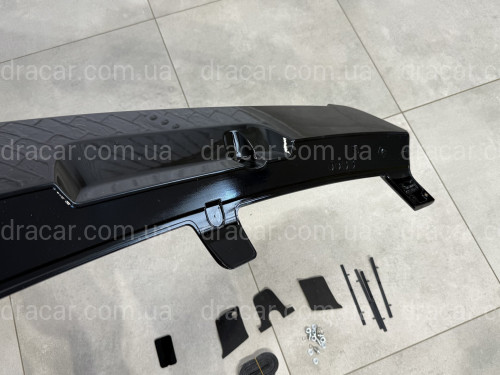 Спойлер козырек Honda CR-V III 2006-2012 ABS пластик, черный глянец артикул 8640