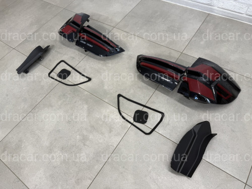 Задние LED фонари в стиле G05 LCI для BMW F15 2013-2018, комплект 4шт. артикул 9010