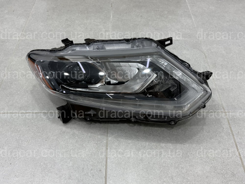 Правая фара Full LED с линзой для Nissan X-Trail 32 / Rogue 2014-2016 артикул 9014