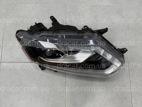 Правая фара Full LED с линзой для Nissan X-Trail 32 / Rogue 2014-2016 артикул 9014