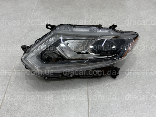 Левая фара Full LED с линзой для Nissan X-Trail 32 / Rogue 2014-2016 артикул 9013