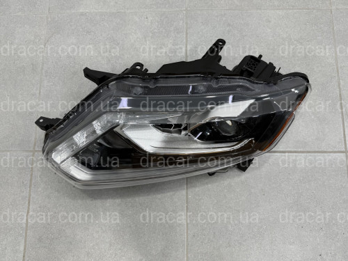 Левая фара Full LED с линзой для Nissan X-Trail 32 / Rogue 2014-2016 артикул 9013