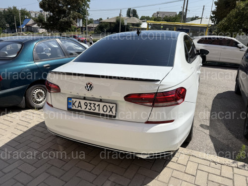 Спойлер лип Volkswagen Passat B9 USA 2019-2022 ABS пластик цвет черный артикул 7299