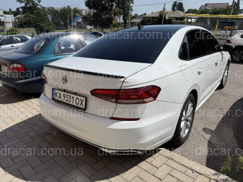 Спойлер лип Volkswagen Passat B9 USA 2019-2022 ABS пластик цвет черный артикул 7299