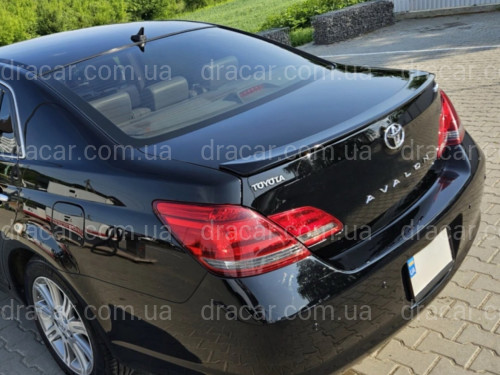Спойлер лип на багажник Toyota Avalon 2006-2010 ABS пластик, цвет черный артикул 9036