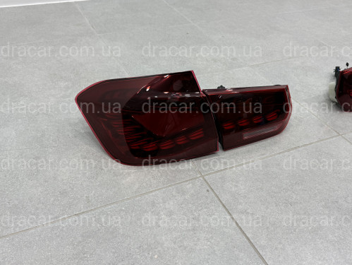 Задние фонари GTS Style RED для BMW 3 series F30 2012-2018 артикул 9034