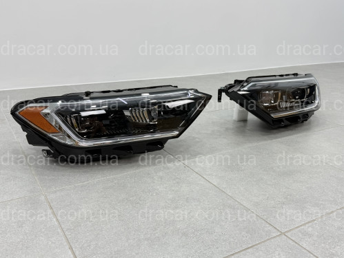FULL LED фары с линзой для Volkswagen Jetta 7 2019-2024 артикул 9047