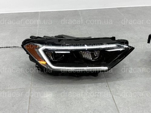 FULL LED фары с линзой для Volkswagen Jetta 7 2019-2024 артикул 9047
