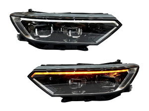 Фары FULL LED стиль B8.5 для Volkswagen Passat B8 ЕВРОПА 2015-2019	
