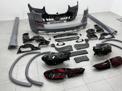 Рестайлинг комплект обвеса M paket Shadow Line 2023+ для BMW X5 G05 2018-2022 артикул 9050