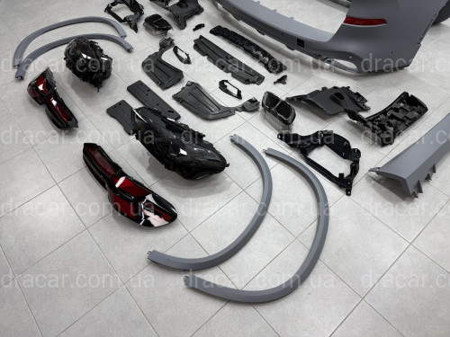Рестайлинг комплект обвеса M paket Shadow Line 2023+ для BMW X5 G05 2018-2022 артикул 9050