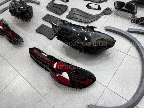Рестайлинг комплект обвеса M paket Shadow Line 2023+ для BMW X5 G05 2018-2022 артикул 9050