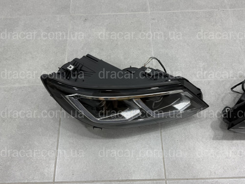 Фары FULL LED Volkswagen Tiguan 2013-2018 2шт. комплектные с блоками, ЗАМЕНА ГАЛОГЕНА артикул 9023