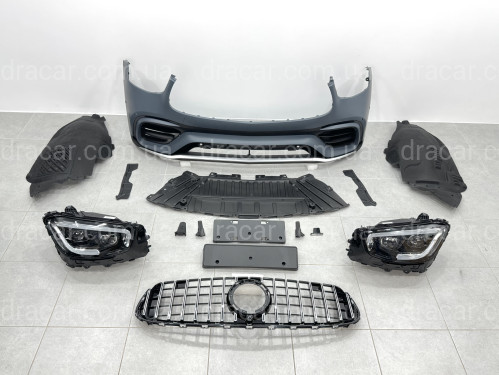 Рестайлинг комплект обвеса AMG GLC63 2020+ для  Mercedes-Benz GLC class X253 2015-2019 артикул 9039
