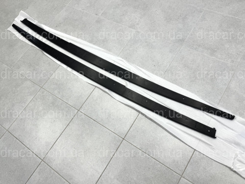 Лезвия под пороги M-Perfomance BMW 3 series F30 F31 2012-2018 2шт.  черный глянец артикул 8110