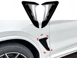 Жабры на крылья BMW X3 G01 / X4 G02 2018- 2шт.