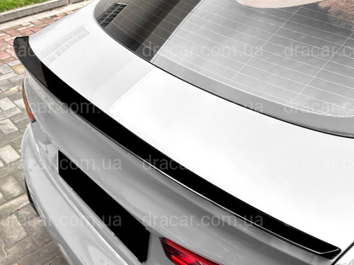 Спойлер лип стиль S5 для Audi A5 B9 2016-2023 ABS пластик, цвет черный глянец артикул 9117