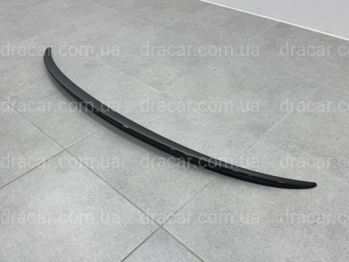 Спойлер лип на багажник BMW series 5 F10 2010-2016 ABS пластик, черный глянец артикул 7918